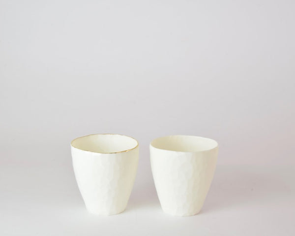 Tealight candle holders, white porcelain | pre-order