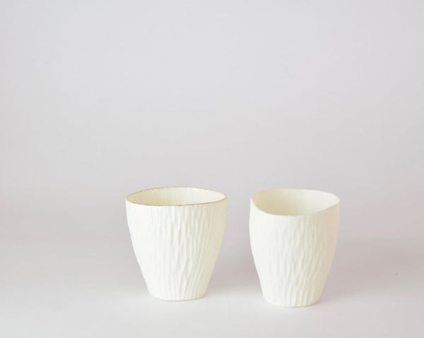 Tealight candle holders, white porcelain | ready to ship