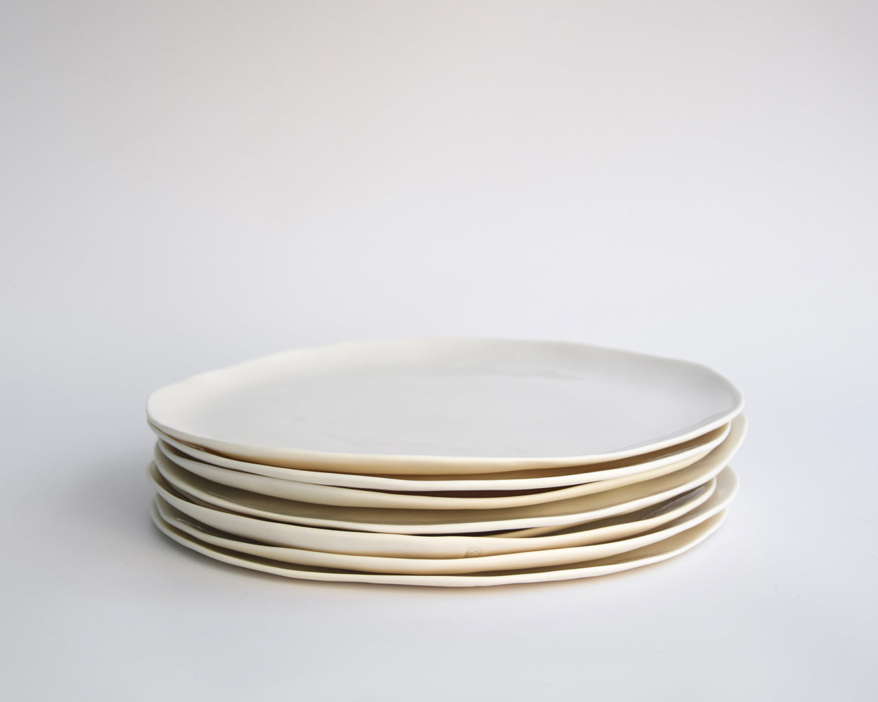 Dinner plates 25cm (10''), white porcelain | Ready to ship