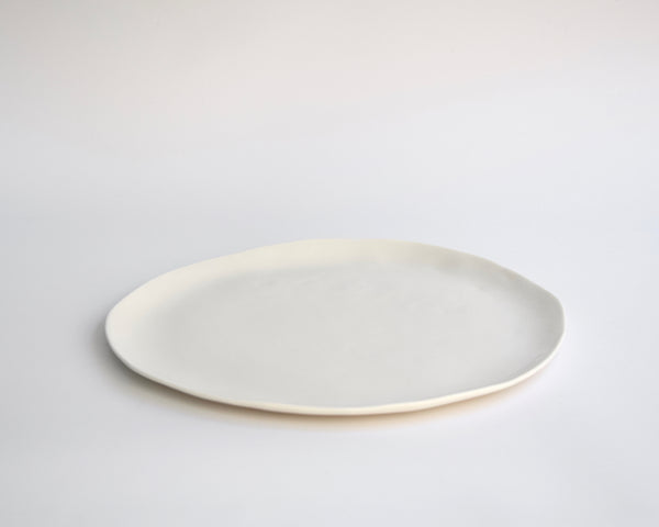 Dinner plates 25cm (10''), white porcelain | pre-order