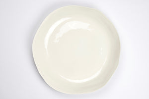 Serving platter,  round or oval, white porcelain | pre-order