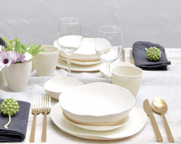 plates set, white porcelain | pre-order