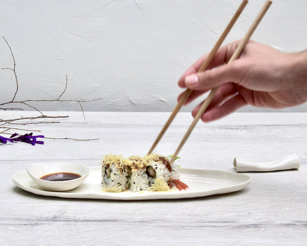 Piatti sushi, porcellana bianca | ordine prestabilito